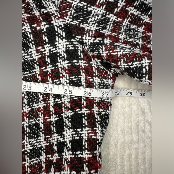 Calvin Klein NWT Wool Blend Tweed Plaid Topper Jacket Women’s Size 22W (2X) - Picture 8 of 12